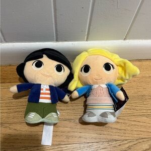 Stranger Things Plush Doll Pair with Black and Yellow Hair